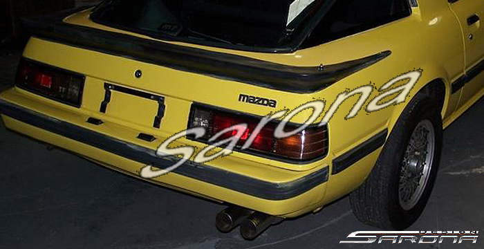 Custom Mazda RX7  Coupe Trunk Wing (1981 - 1985) - $275.00 (Part #MZ-036-TW)